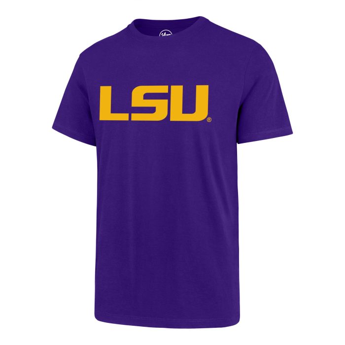 47 Brand Men s NCAA LSU Tigers Fan T S Shirt