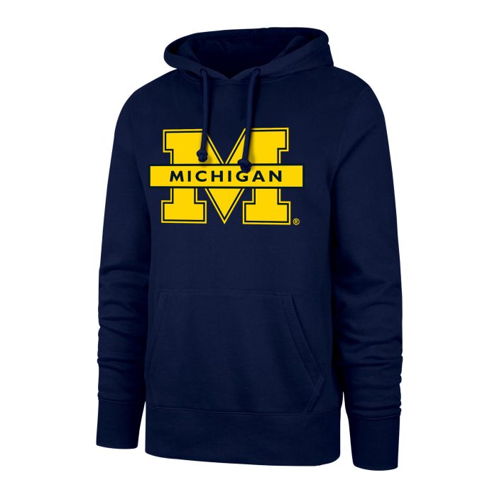 47 Brand Men s NCAA Michigan Wolverines Headline Hoodie