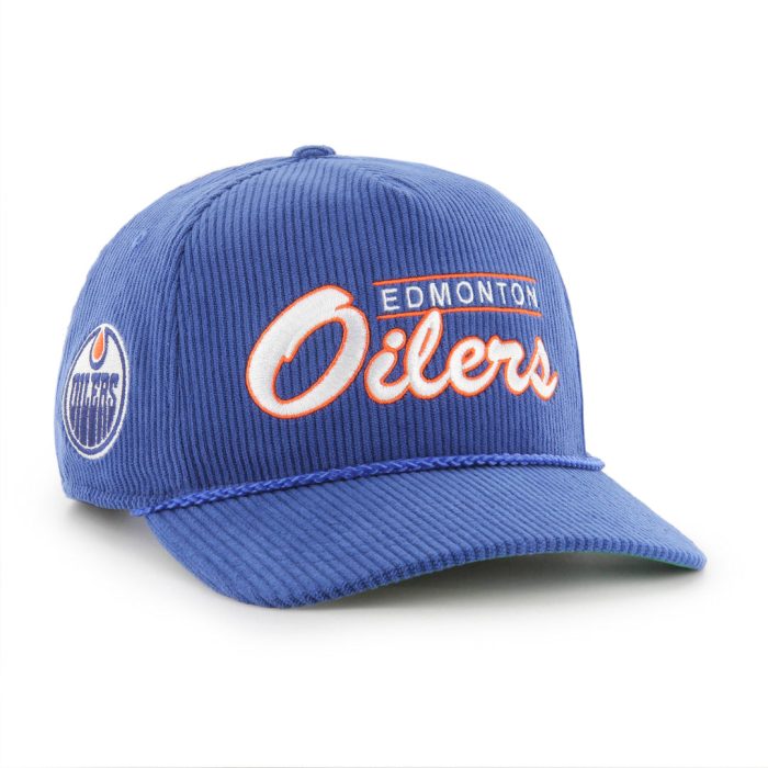 47 Brand Men s NHL Edmonton Oilers Double Header Chord Hitch RF Cap