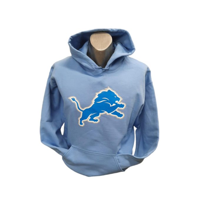 47 brand mens nfl detroit lions imprint hoodie baby blue