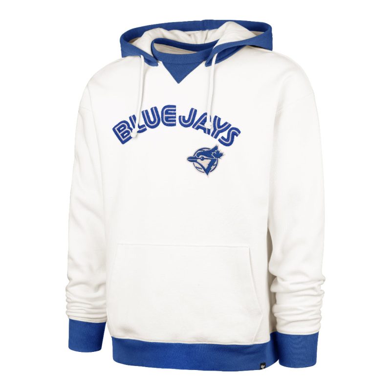 47 brand mens nhl toronto blue jays wordmark original hoodie