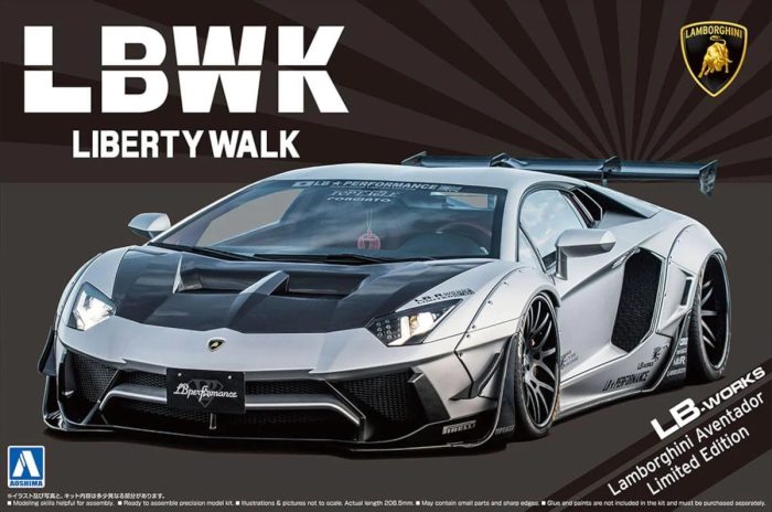 Aoshima Bunka Kyozai LB Works No. 19 Lamborghini Aventador LE Ver.1 BanzaiHobby 251009