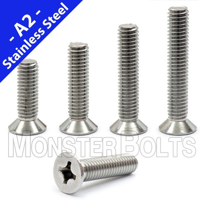 Flat Head Machine Screw A2 Stainless 1 scaled