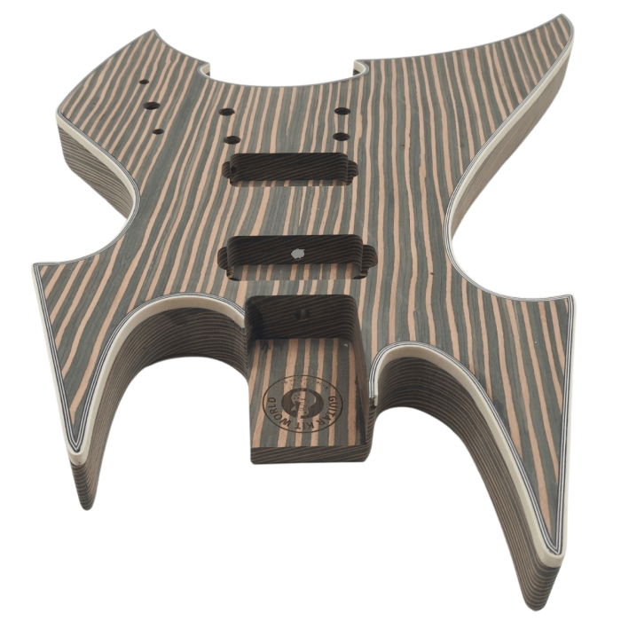 SOB RZEC 1 8 ZebrawoodSOBBassKitwithEbonyFretboard