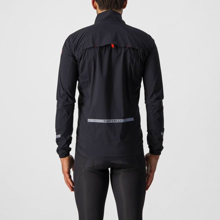 Shop Castelli Emergency 2 Rain Cycling Bike Jacket Light Black Edmonton Canada 1