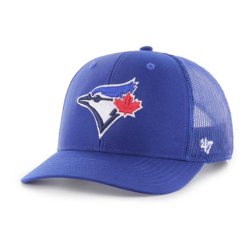Shop 47 Brand Men s MLB Toronto Blue Jays Trucker Adjustable Cap Edmonton Canada