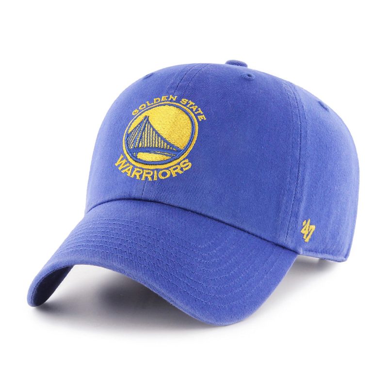 Shop 47 Brand Men s NBA Golden State Warriors Clean Up Cap Blue Edmonton Canada