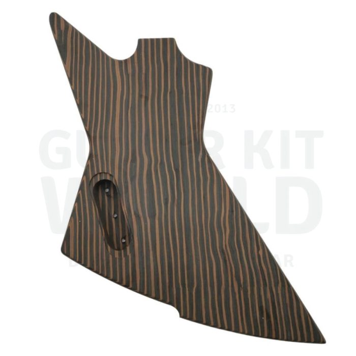 ZebrawoodEXP styleGuitarKitwithBlackPickguard 3